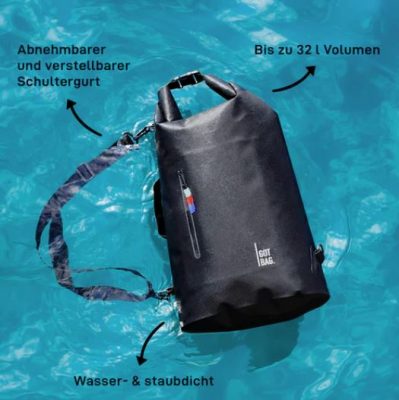 GOT BAG Dry Bag wasserdichte Umhängetasche aus Ocean Impact Plastic ...